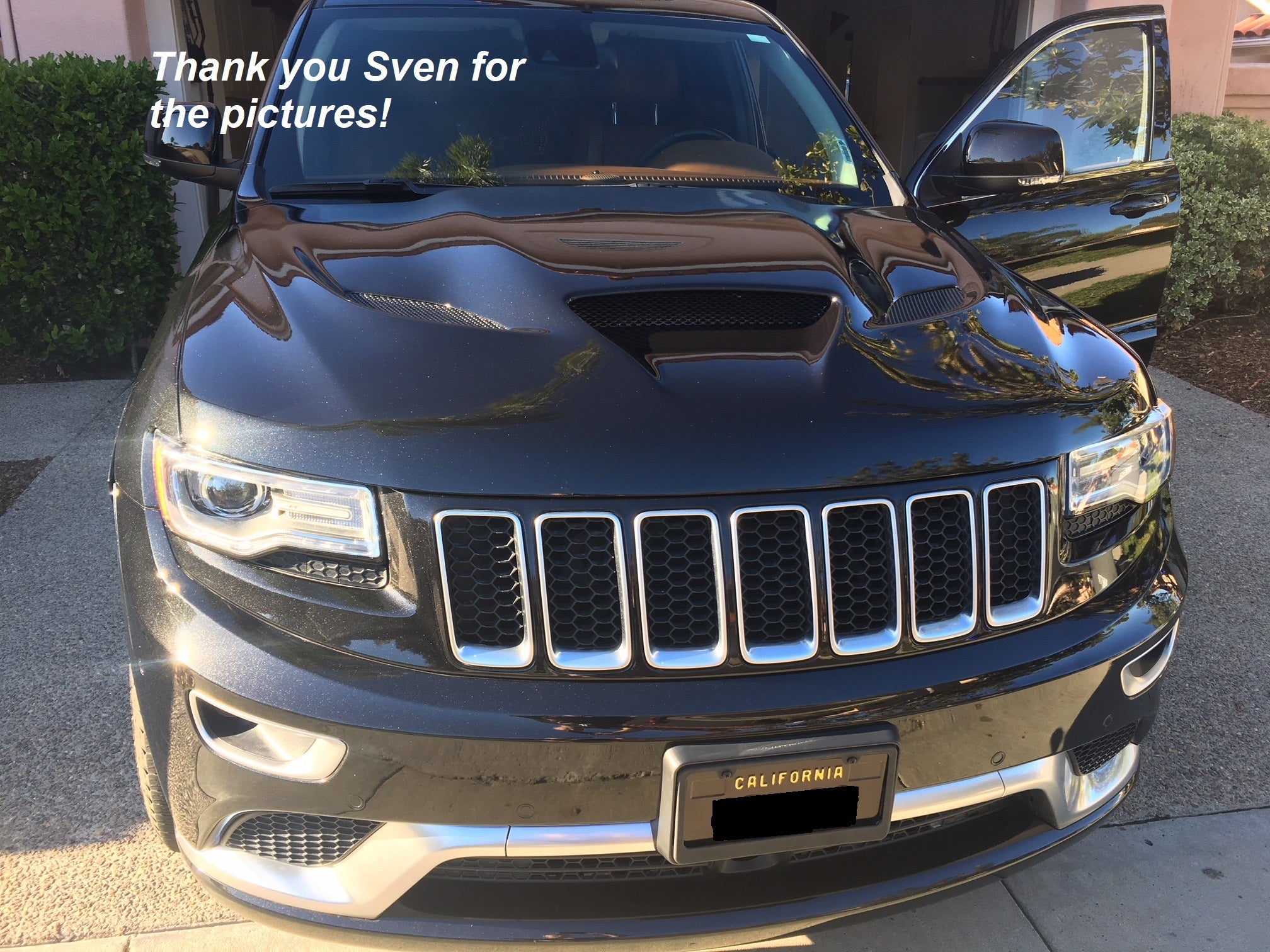 Type-HC Style Functional Heat Extraction Ram Air Hood For Jeep Grand Cherokee WK